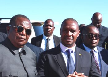 Vice President Chiwenga tracks the progress of roadworks