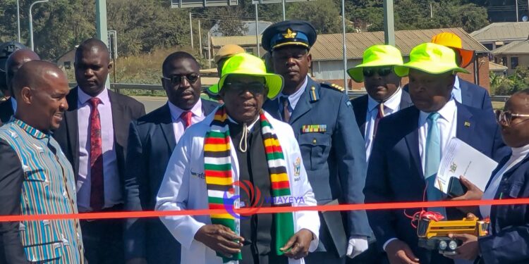 President Mnangagwa opens Trabablas Interchange in Harare
