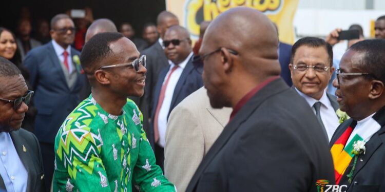 President Mnangagwa commissions Varun Beverages’ new Cheetos Plant
