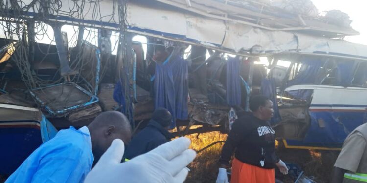 Nine killed, 26 injured in bus-train collision in Chiredzi