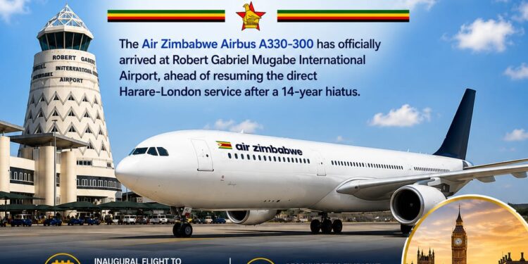 Air Zimbabwe secures 1,479 bookings as Harare-London route makes historic return